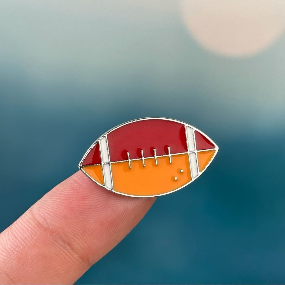 Football Enamel Pin/ Brooch Lapel